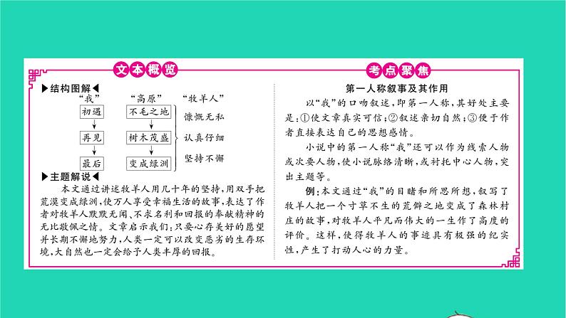 植树的牧羊人PPT课件免费下载02