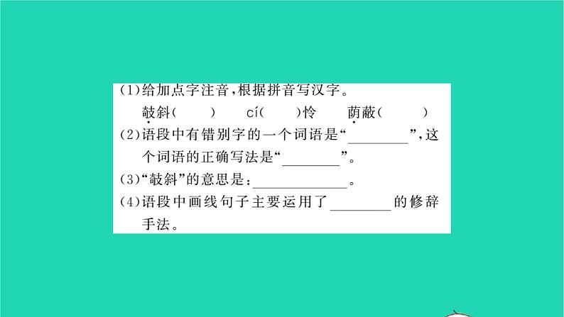诗二首PPT课件免费下载05