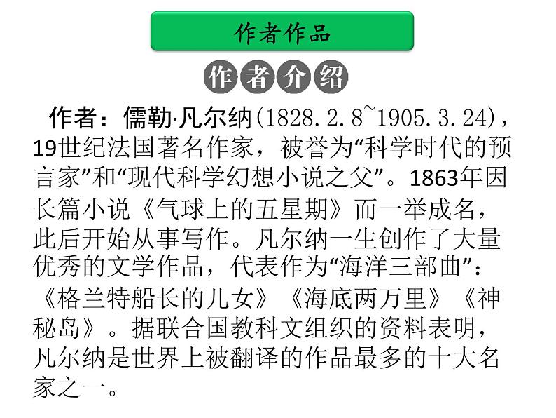 2020中考名著语文复习《海底两万里》课件页）第2页