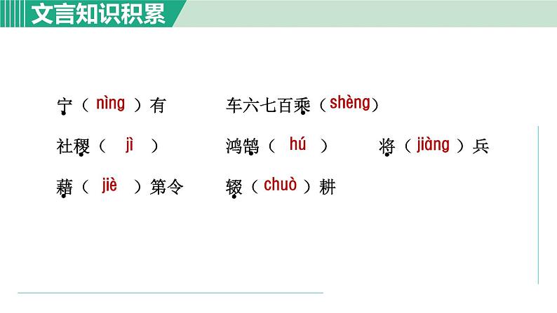 部编版九年级语文下册 第6单元 22陈涉世家 课件07