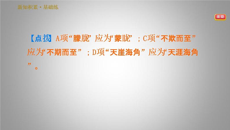 部编版语文七年级下册 24.带上她的眼睛 习题课件(共24张PPT)06
