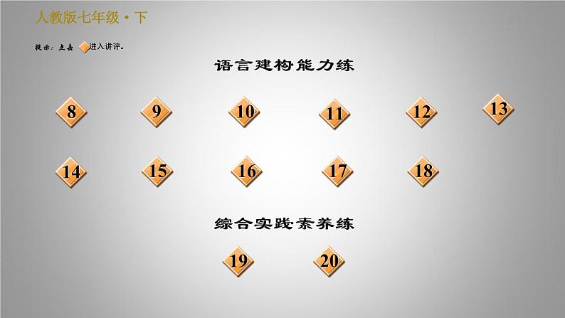 部编版语文七年级下册 2. 说和做——记闻一多先生言行片段 习题课件29张PPT第3页