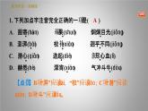 部编版语文七年级下册 2. 说和做——记闻一多先生言行片段 习题课件29张PPT