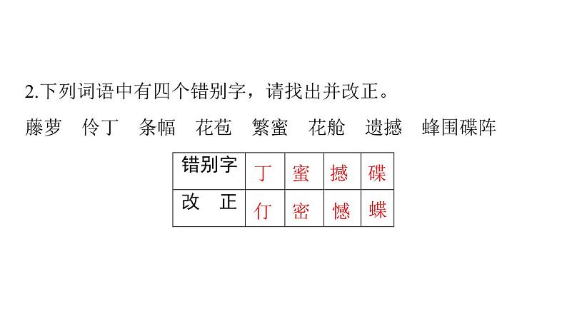 部编版语文七年级下册第18课《紫藤萝瀑布》习题课件（共28张PPT）第4页