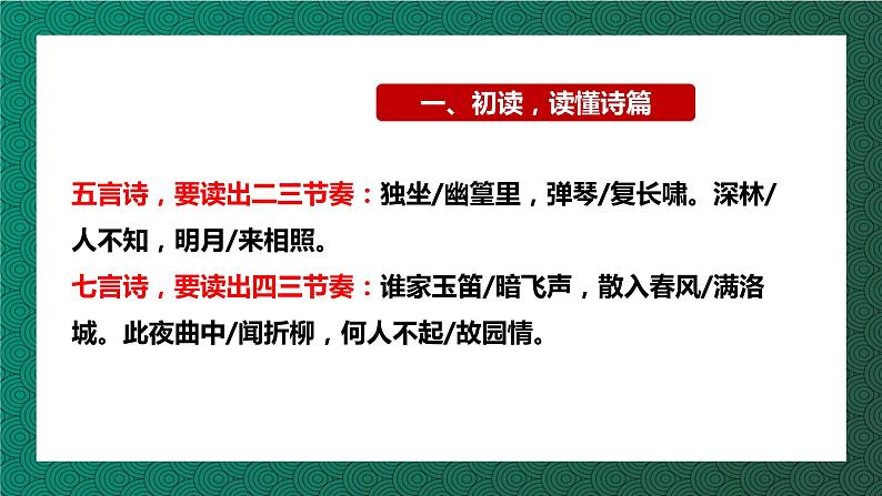 部编版语文七年级下册第三单元《课外古诗词诵读》课件（共16张PPT）02