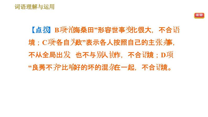 七年级语文部编版下册课件 专题二  词语理解与运用 23张PPT04