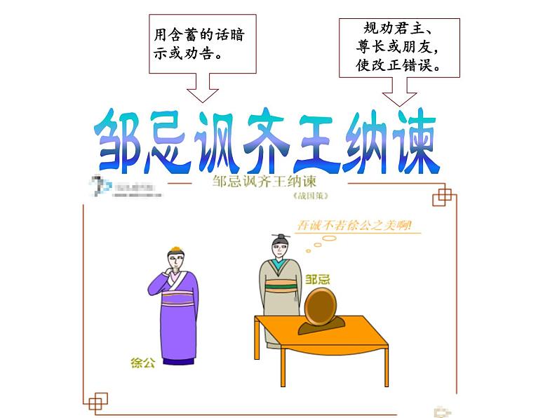 21 邹忌讽齐王纳谏-2021-2022学年九年级语文下册精品随堂课件（部编版）第3页
