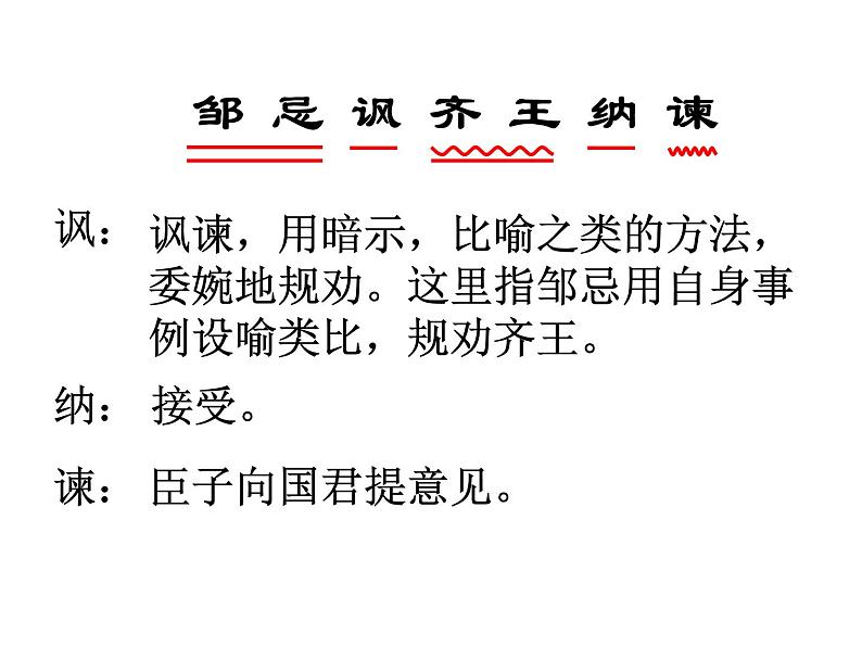 21 邹忌讽齐王纳谏-2021-2022学年九年级语文下册精品随堂课件（部编版）第4页