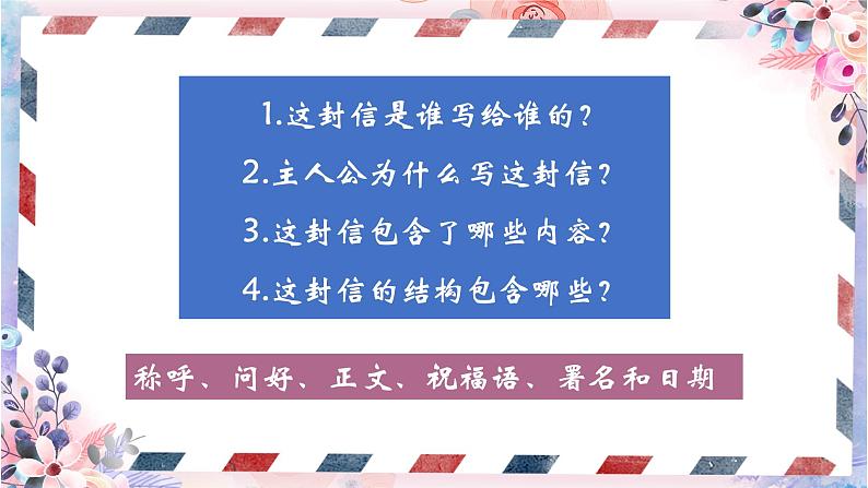 （部编版初中语文作文指导课件） 跟着郭麒麟学写书信第5页