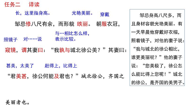 第21课《邹忌讽齐王纳谏》课件（共24页）2021-2022学年部编版语文九年级下册03