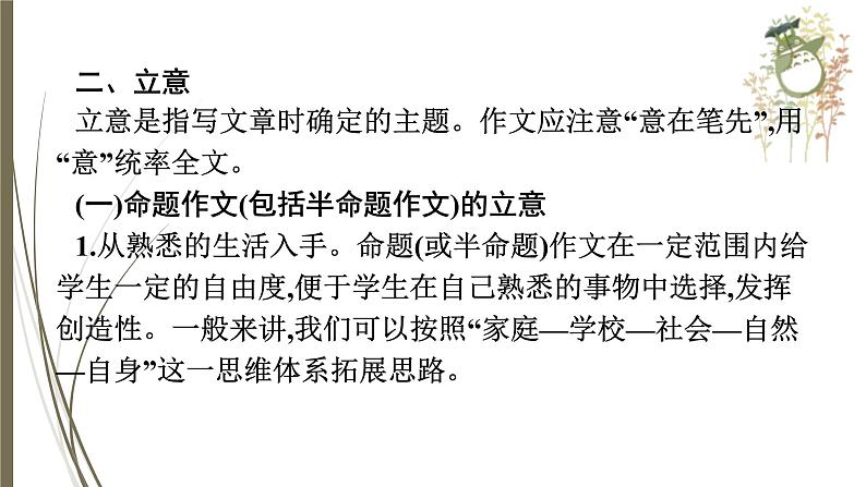 初中语文中考复习--作文训练--审题与立意课件PPT第8页