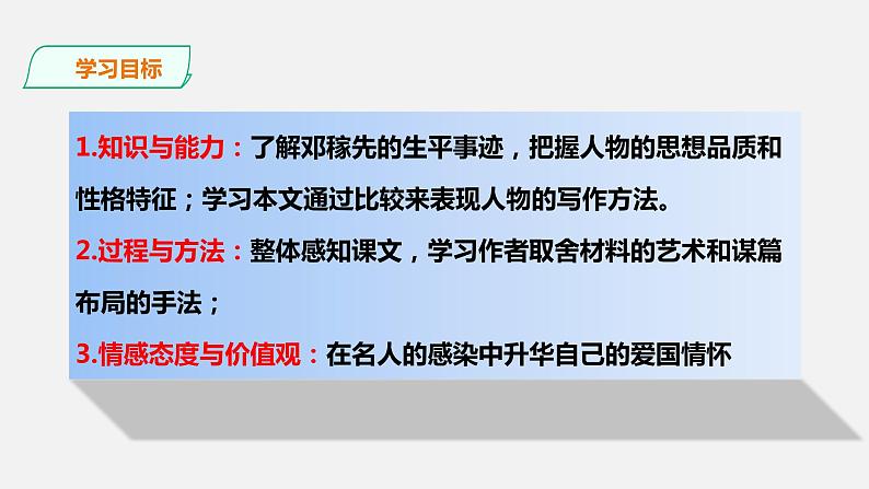 部编版七年级下册第一单元第1课《邓稼先》教学课件第2页