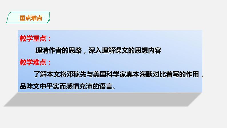 部编版七年级下册第一单元第1课《邓稼先》教学课件第3页