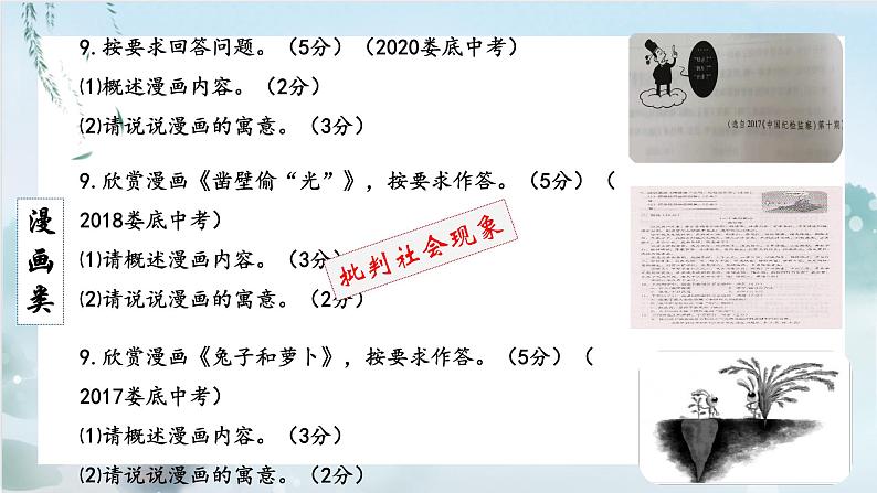 2022年中考语文二轮专题复习：图文转换（共30张PPT）第5页
