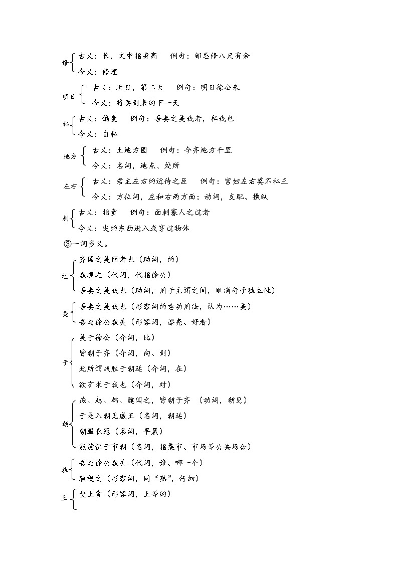 部编版九下语文 21 邹忌讽齐王纳谏 课件PPT+教案03