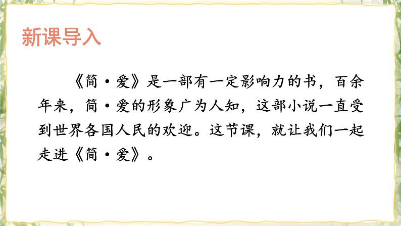名著导读 《简·爱》 外国小说的阅读 课件第2页