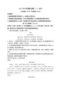 精品解析：2021年广西玉林市玉州区中考一模语文试题(解析版+原卷版)