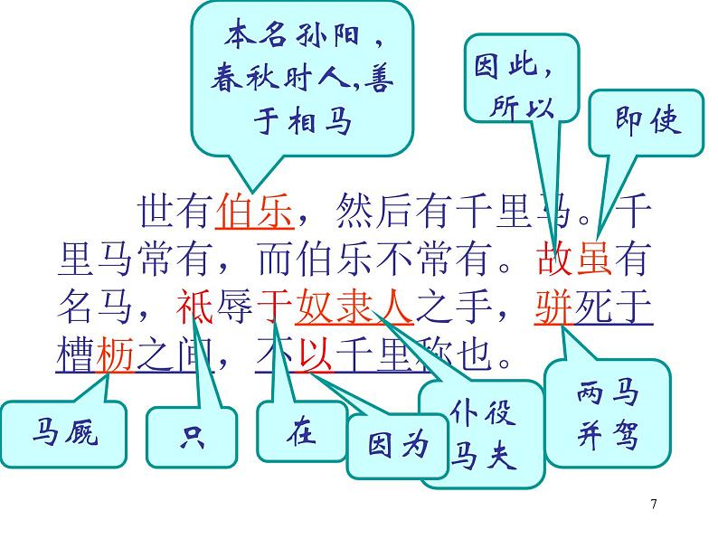 23 马说 课件（31张PPT）07