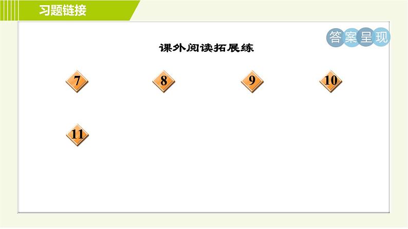 人教五四制六年级下册语文 第5单元 18. 三黑和土地 习题课件第3页
