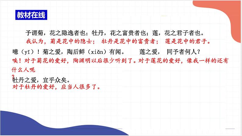2022年中考语文一轮复习：《爱莲说、河中石兽》课件（共28张PPT）第5页