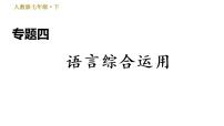 人教版七年级下册语文 期末专题训练 专题四　语言综合运用 习题课件