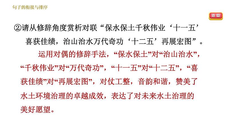 人教版七年级下册语文 期末专题训练 专题四　语言综合运用 习题课件05
