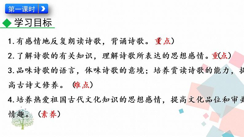 人教版​​语文七年级上册  第一单元 4 古代诗歌四首 【课件】03