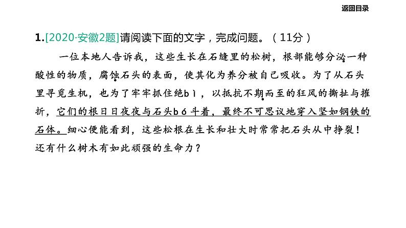 2022年中考语文二轮专题复习课件：专题02  语段阅读（共130张PPT）第2页