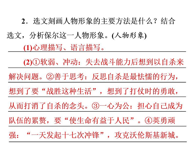 2022年中考语文三轮冲刺：推荐名著阅读模拟预测课件（98张PPT）第8页