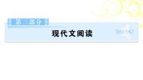第3部分现代文阅读专题1记叙文阅读 课件-河南省2021届中考语文全面系统专项复习