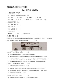 初中人教部编版灯笼课时训练