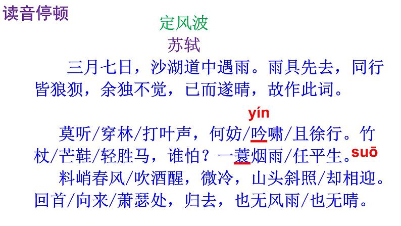 人教部编版九年级语文下册第三单元《课外古诗词诵读》（一）精品实用课件第6页