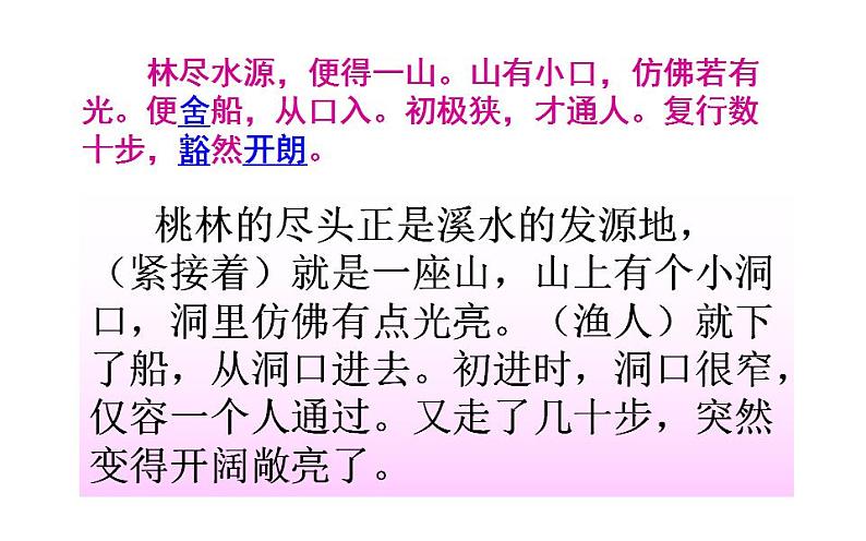 人教版（部编版）初中语文八年级下册 9.桃花源记 课件第8页