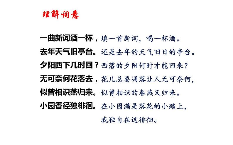 人教版（部编版）初中语文九年级下册  课外古诗词诵读：浣溪沙  课件05