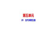 20　古代诗歌五首 讲练课件—贵州省毕节市七年级语文下册部编版