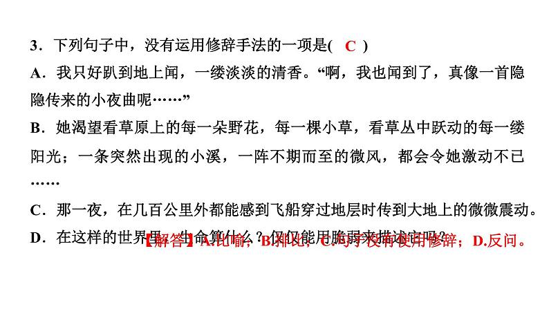 23　带上她的眼睛 讲练课件—贵州省毕节市七年级语文下册部编版05