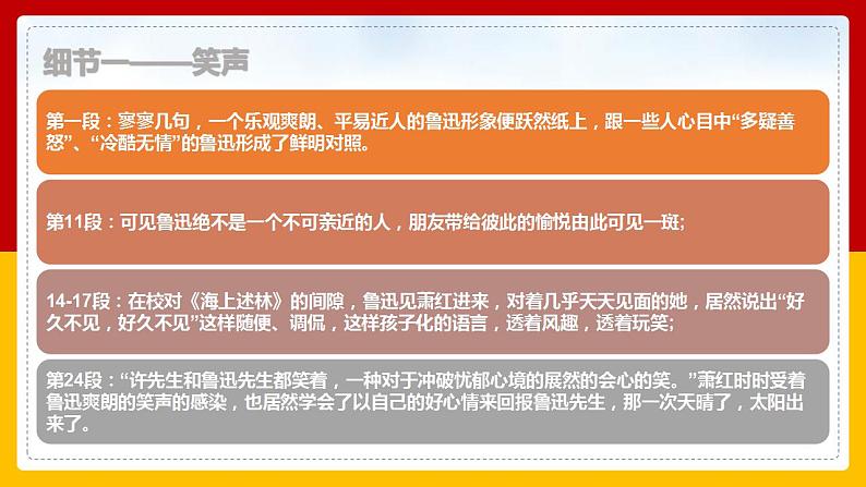 第3课《回忆鲁迅先生》（第二课时） 课件+教案+练习+学案05