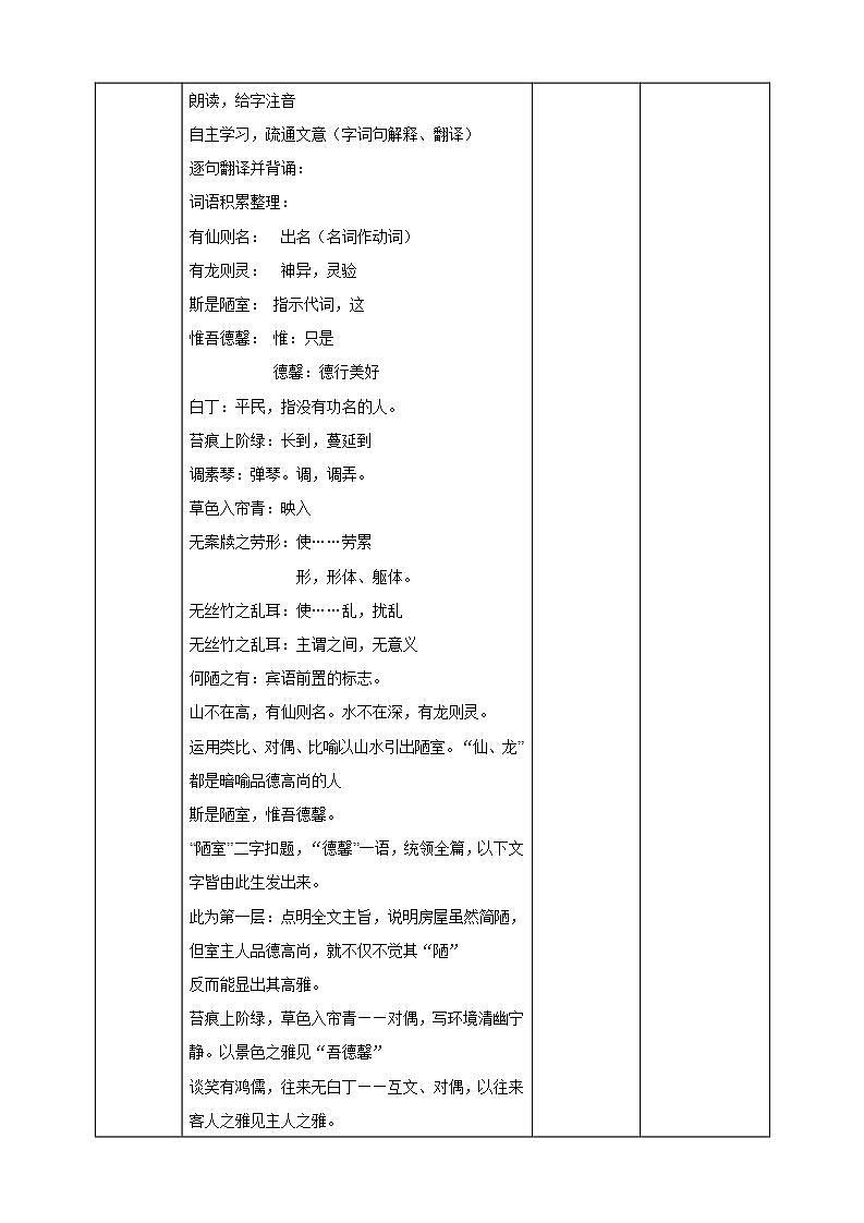 第17课 短文两篇：《陋室铭》 课件+教案+练习+学案03