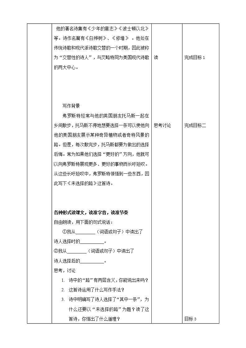 第20课 外国诗二首：《未选择的路》 课件+教案+练习+学案02