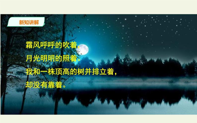 人教版（部编版）初中语文九年级下册  3.短诗五首 月夜   课件06