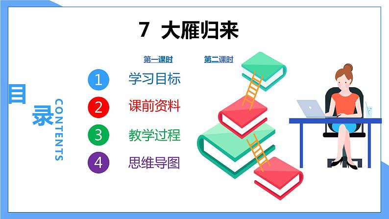 第7课  大雁归来 （共2课时）--2021--2022学年部编版八年级语文下册同步教学课件+教案01