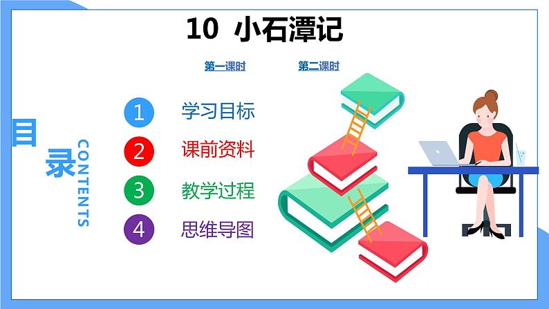 第10课  小石潭记（共2课时）--2021--2022学年部编版八年级语文下册同步教学课件+教案01