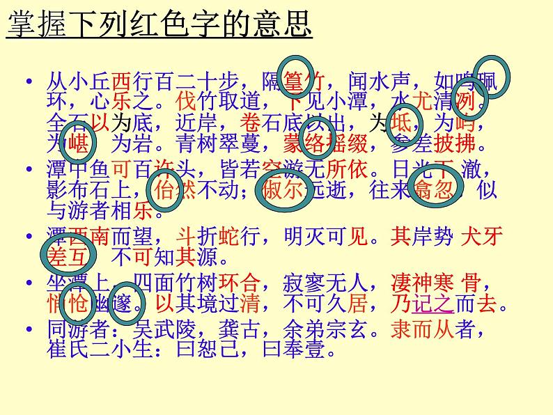 部编版语文八下《小石潭记》课件PPT07