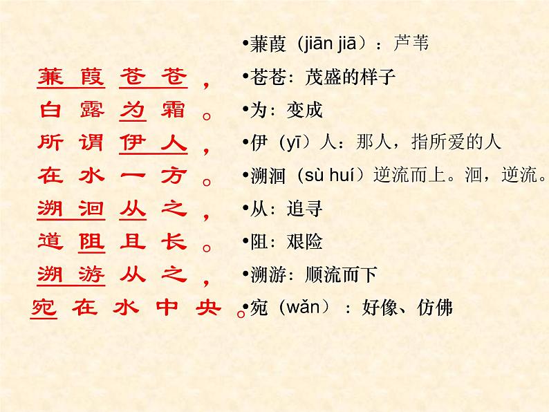 部编版八下语文《蒹葭》课件PPT第3页