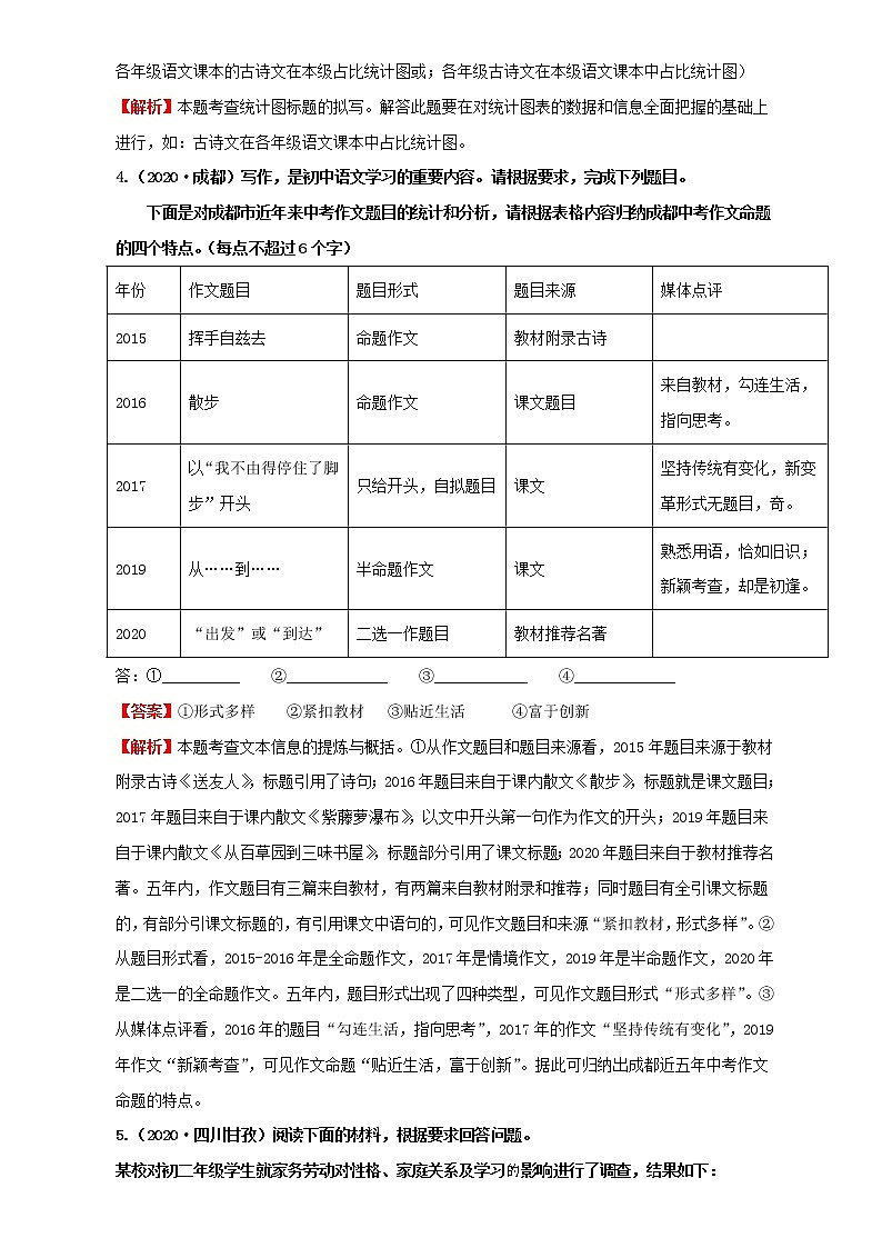 考点10信息提取与概括 （解析版）-2022年语文中考一轮过关讲练（部编版）学案第3页