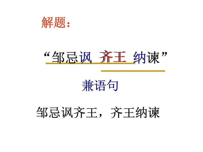 部编版语文九下《 邹忌讽齐王纳谏》课件PPT第5页