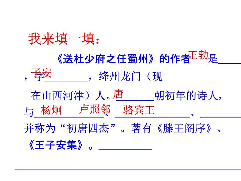 部编版语文八下《送杜少府之任蜀州》课件PPT第3页