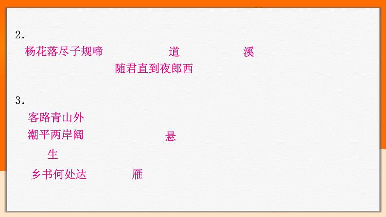 2022年中考语文一轮专题复习：常考古诗词和文言文名句归纳（共58张PPT）03