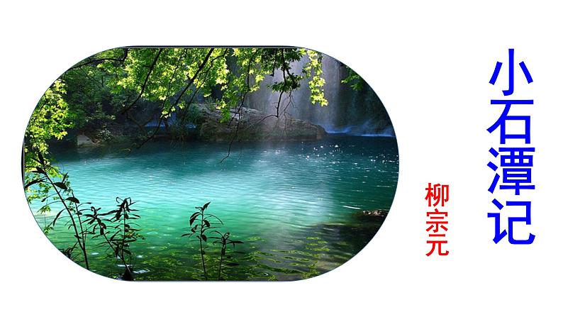 部编版八年级语文下册--《小石潭记》课件第3页