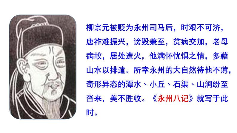 部编版八年级语文下册--《小石潭记》课件第7页